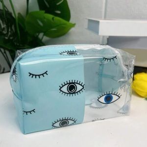 Eye Print Clear Makeup Bag